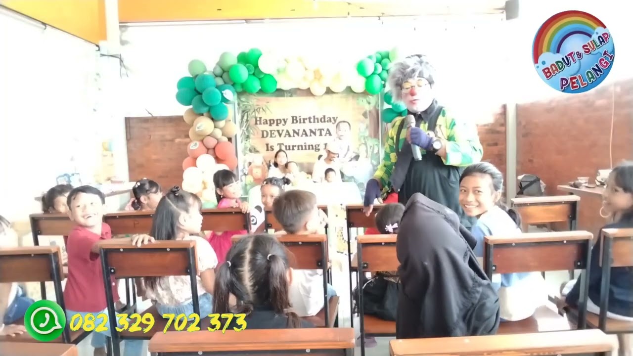 Om Badut Sanggar Pelangi 🌈http://wa.me/6282329702373#badut #viral #semuaorang