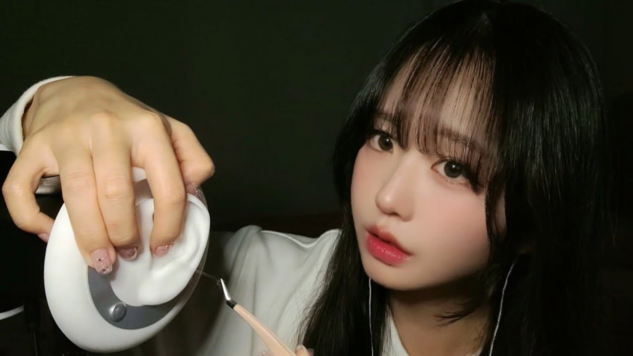 Sub) Удаление густых волосков в ухе ASMR👂🏻 | Гарантированные тинглы — чистка пинцетом и разговор