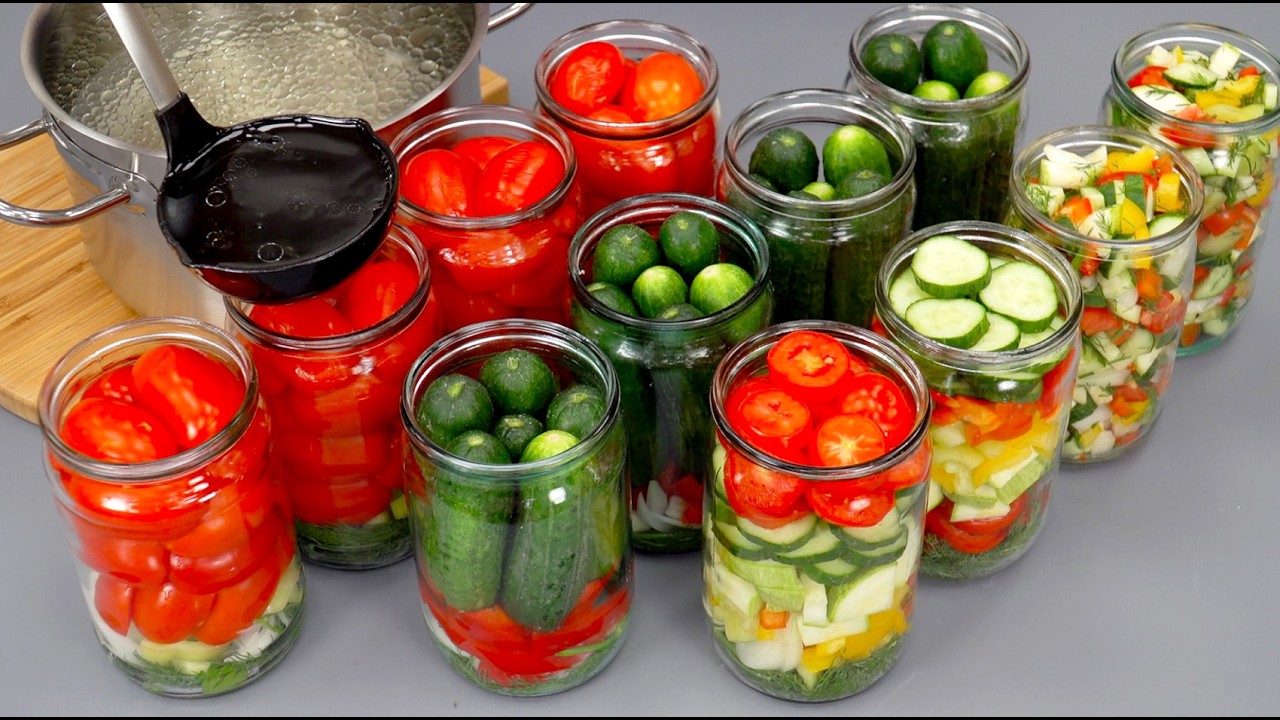 Даже НА ПОДАРКИ закрыла! Маринад НЕЖНОСТЬ - чудо! Маринованные огурцы, помидоры, кабачки, ассорти