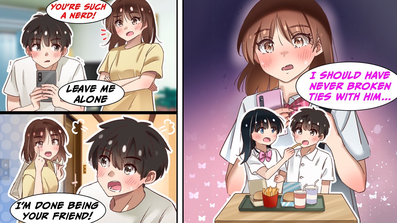 [Manga Dub] I was hanging out with another girl after my childhood friend cut ties with me, but...