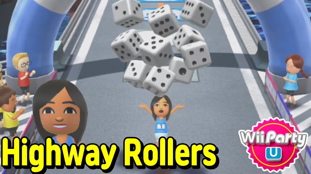 Wii Party U - Highway Rollers | Kaori, Giulia, Paula and Mizuho | Alexgaming