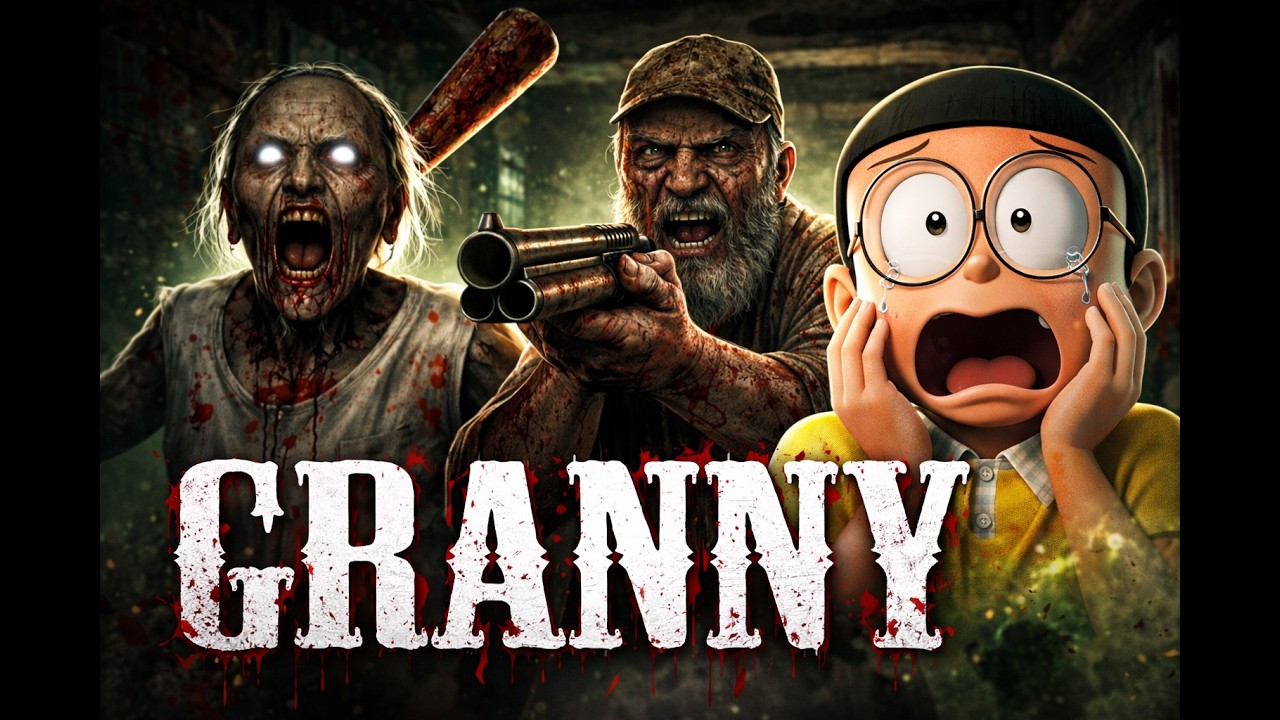 😱 Granny Live Gameplay | Escape or Get Caught?! 🏃‍♂️| Nobita gaming is live 😎