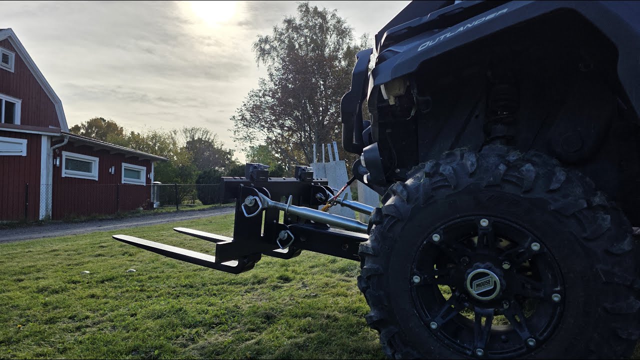 Building Pallet Forks for my Can Am Outlander Multi Tool