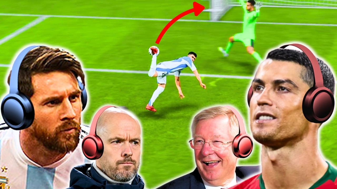 RONALDO & SIR ALEX vs MESSI & TEN HAG - FC 26