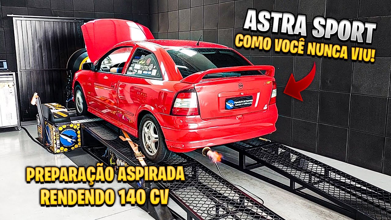 Astra Sport 2.0 8v Gasolina Aspirado. Ganhos do Intake + Remap. Escape direto pipocando alto!
