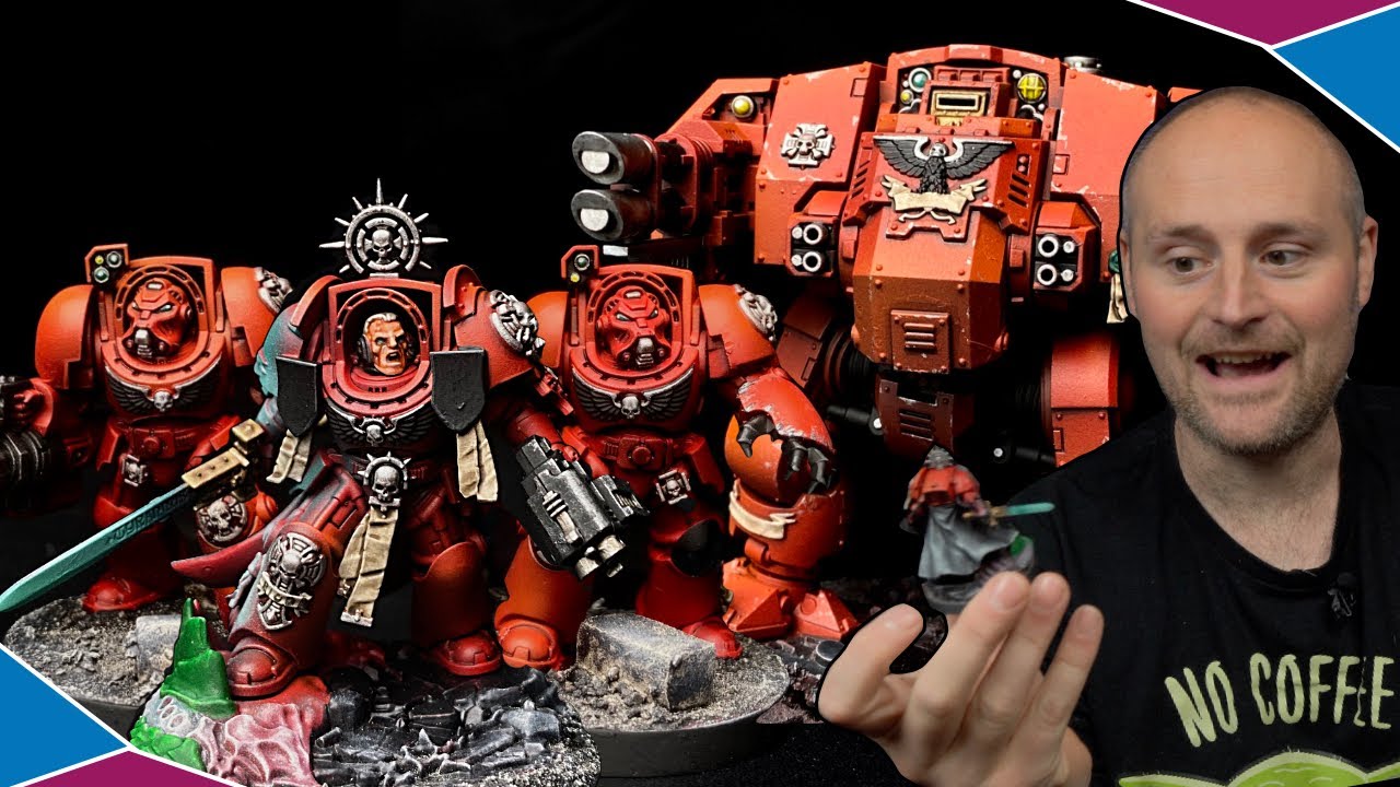Battle-Ready Blood Angels: Leviathan Dreadnought and Terminators Painting Tips