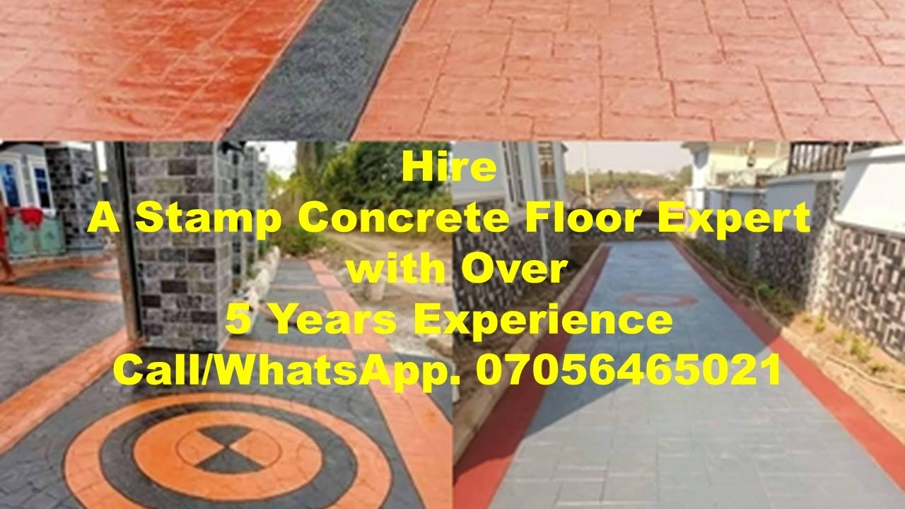 stamped concrete floor expert
