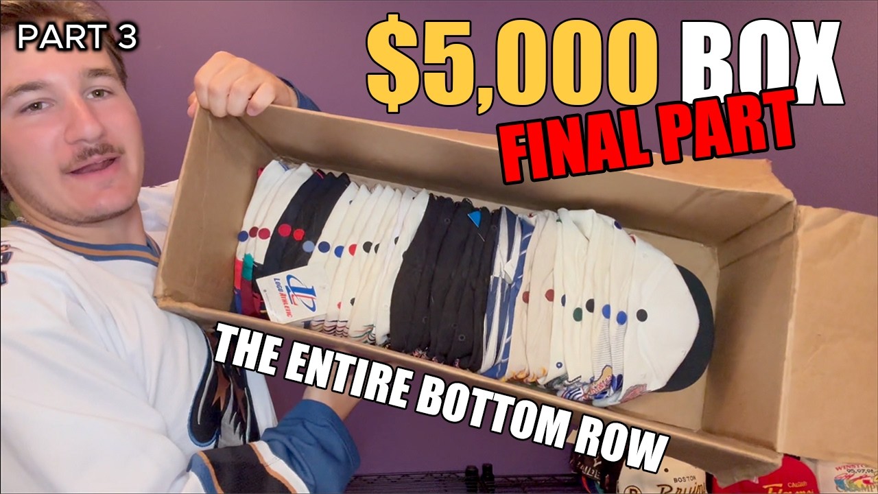 THE ENTIRE BOTTOM ROW - $5,000 hat lot unboxing finale