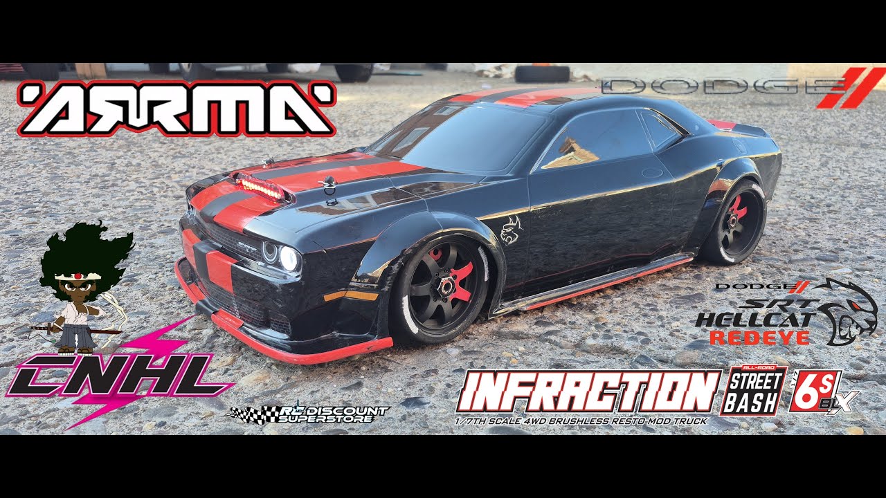 Arrma Infraction SRT Speed Run OMG!! Bye Bye