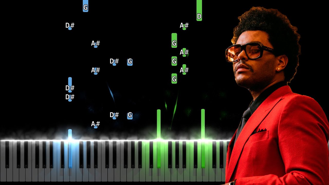 The Weeknd - I Feel It Coming ft. Daft Punk Piano Tutorial