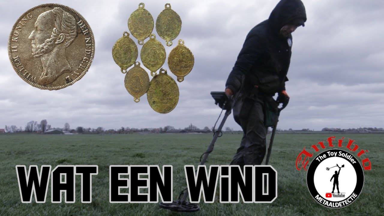 Metaaldetectie door de wind ..
