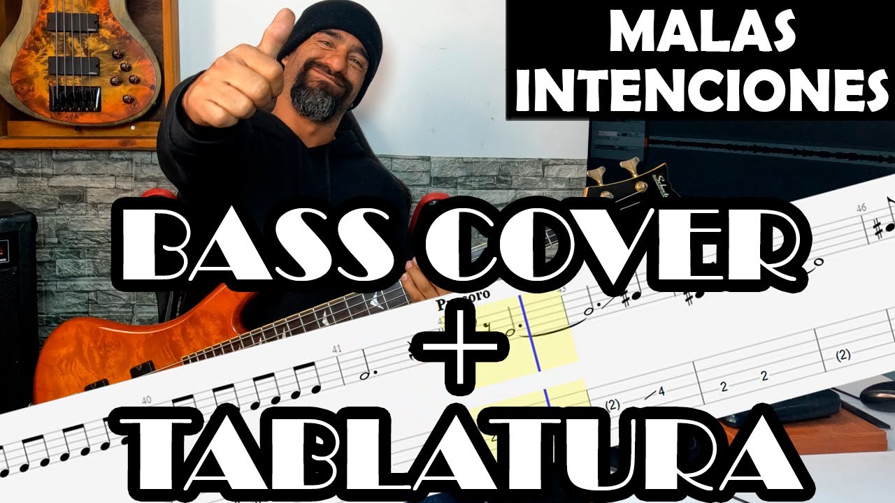 Malas Intenciones – Héroes del Silencio – Cover en Bajo – Bass Cover + Tablatura