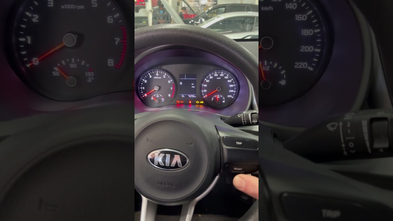 Service reset Kia rio  2018-2020