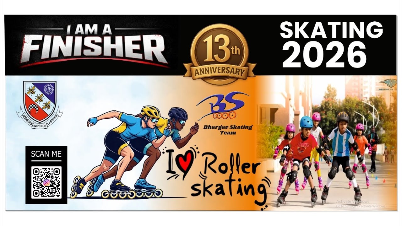 2 HOURS NON STOP SKATING EVENT 2026 - 7TH FEBRUARY - GANDHINAGAR - GUJARAT - BHARGAV SKATING TEAM