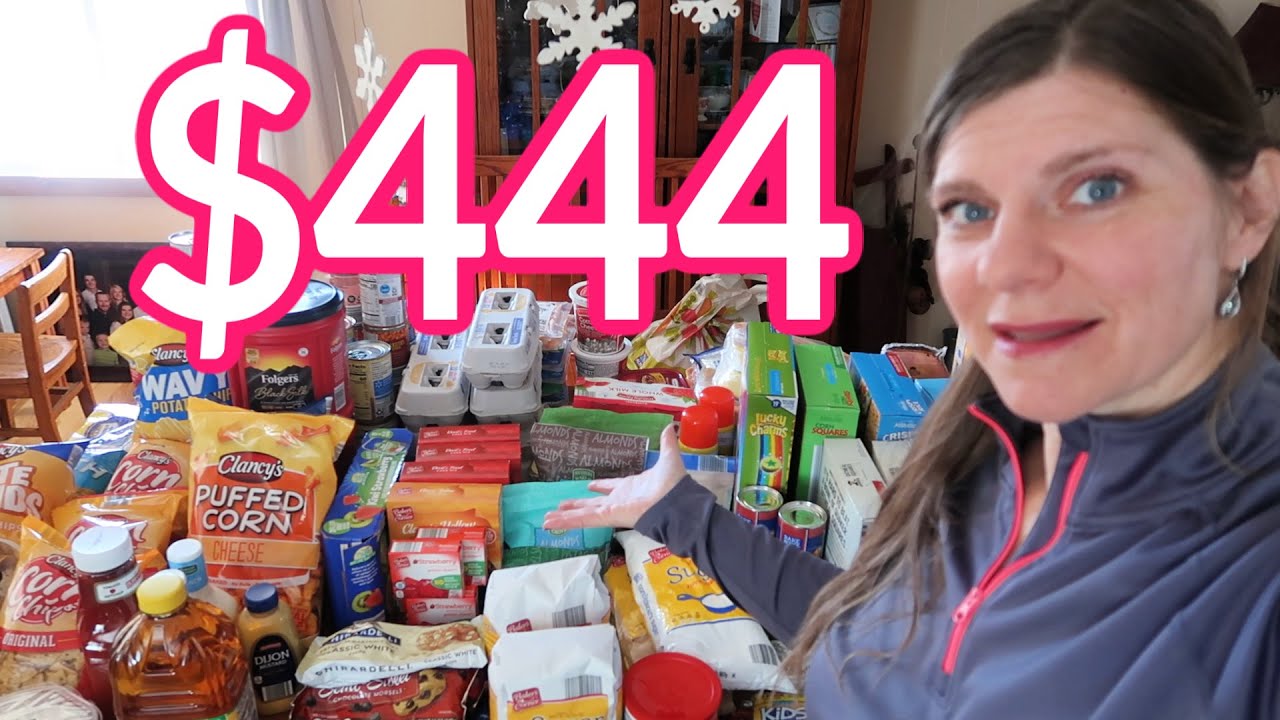 Enormous ONCE A MONTH Grocery Haul | Stock Up Haul from Aldi & Walmart