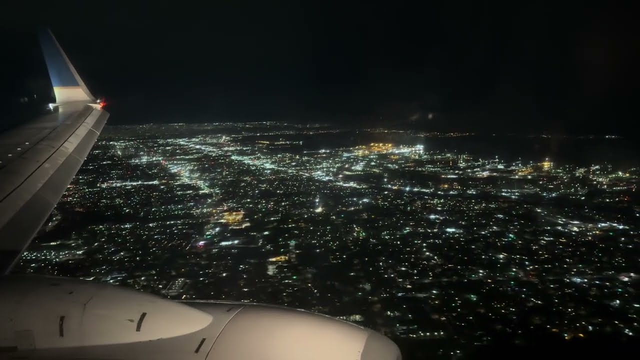San Diego SAN Night Landing and Taxi January 25, 2026