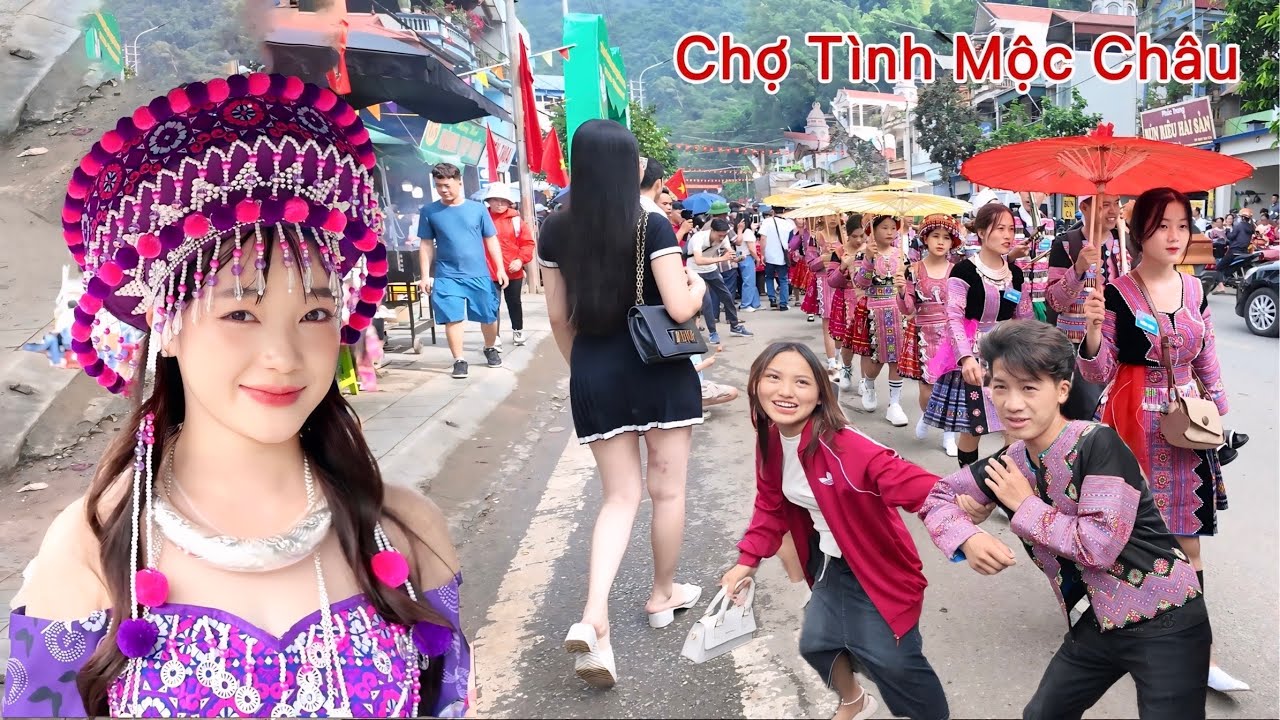 Hàng Ngàn Cô Gái H’mông Xuống Phố Để Tìm 1 Nửa Của Cuộc Đời Mình - Chợ Tình Mộc Châu #3