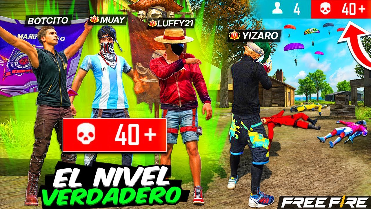 ESTE es NUESTRO VERDADERO NIVEL 😎🍀 Equipo Mariposa // Free Fire