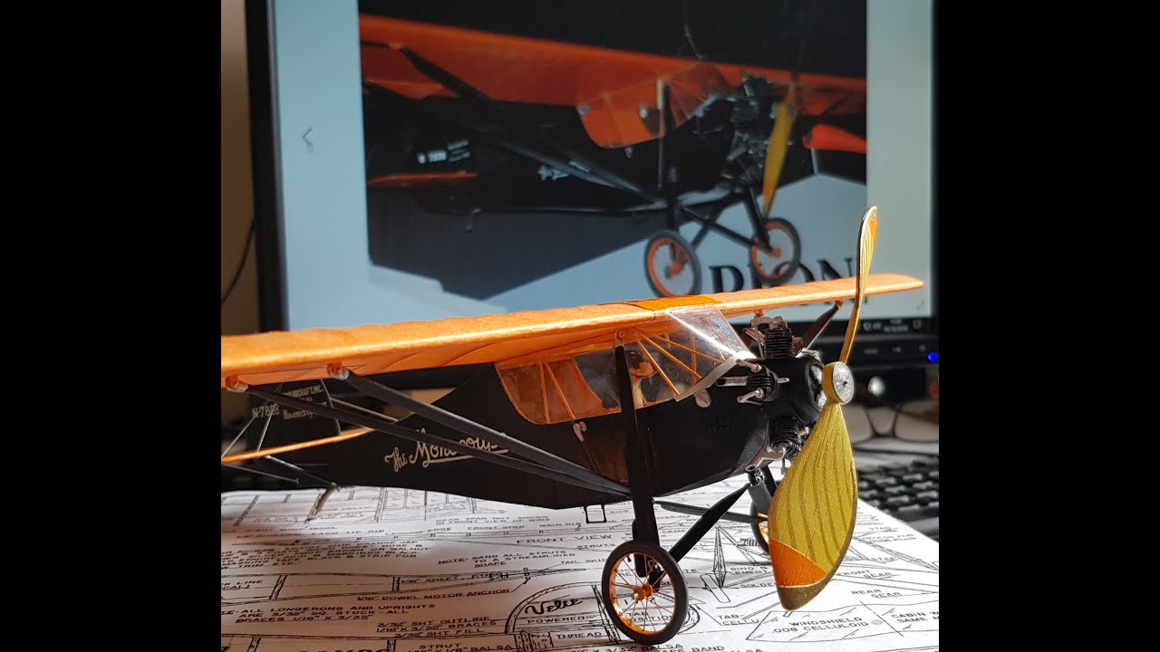 MONOCOUPE VELIE PEANUT SCALE crafting & trimming flight