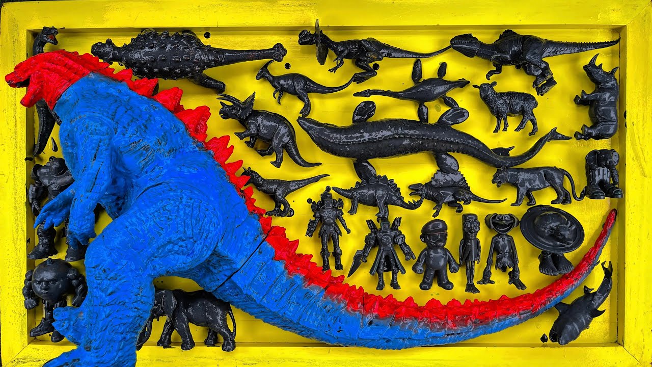 Dinosaurus Jurassic World Dominion : T-rex/ Brachiosaurus/ Skibidi/ Spider-Man/ KingKong/ Godzilla