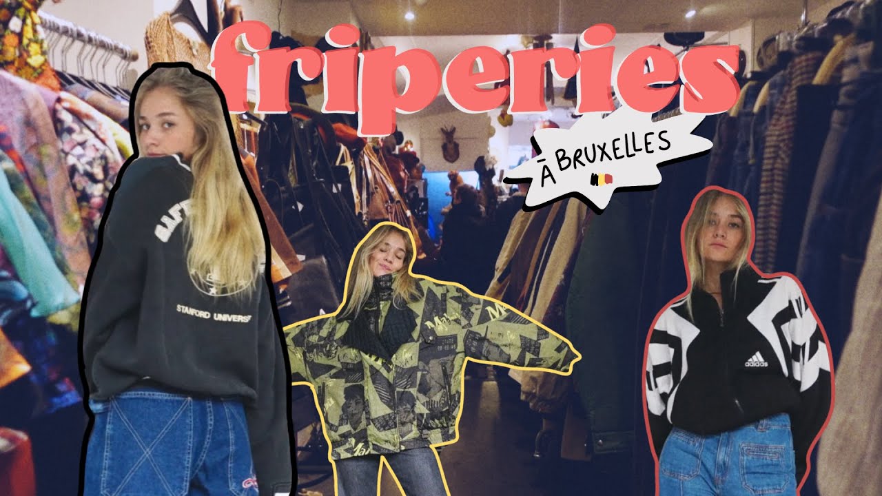 friperies à Bruxelles + try on haul
