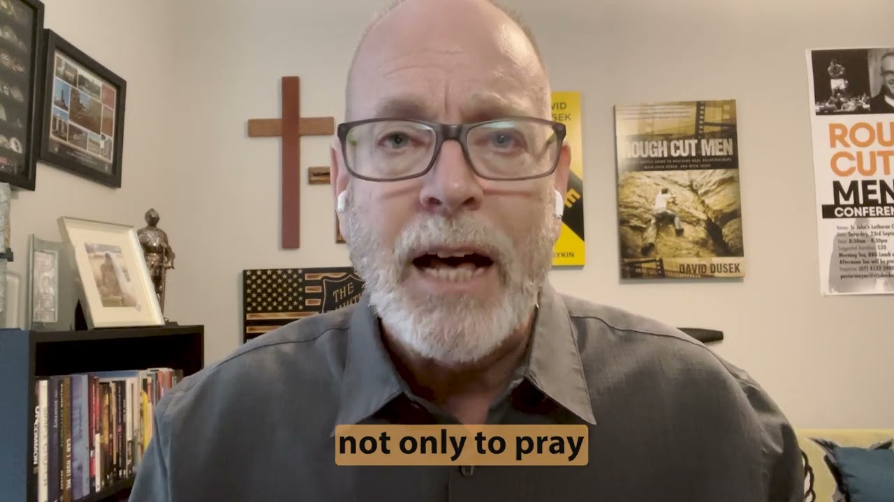 Rise up men of God. Pray. Serve. Act. - David Dusek