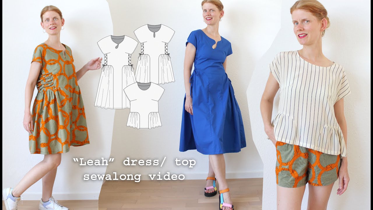 Dress with lacing 