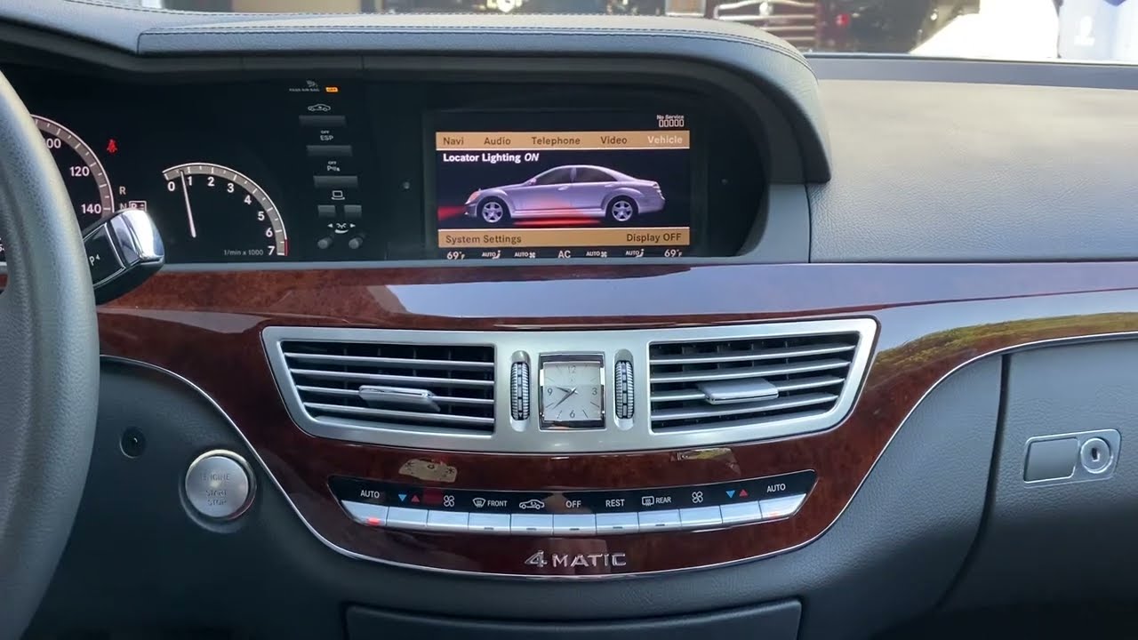 2007 Mercedes-Benz S550 4MATIC Interior Functions @mohrimports5776