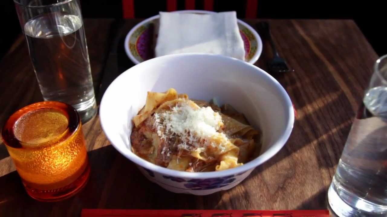 NY CHOW Report - Buttermilk Pappardelle with Smoked Goat Ragu at Fatty 'Cue