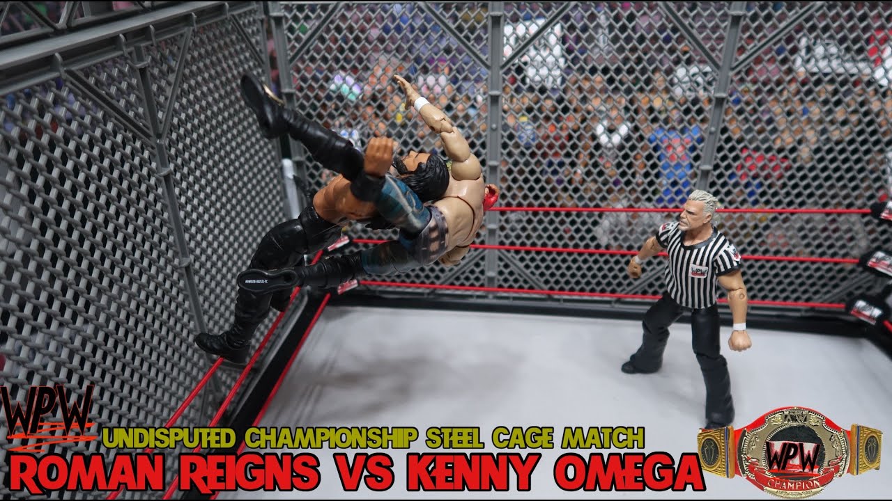 ROMAN REIGNS VS KENNY OMEGA STEEL CAGE MATCH WPW UNDISPUTED CHAMPIONSHIP(PIC FED)