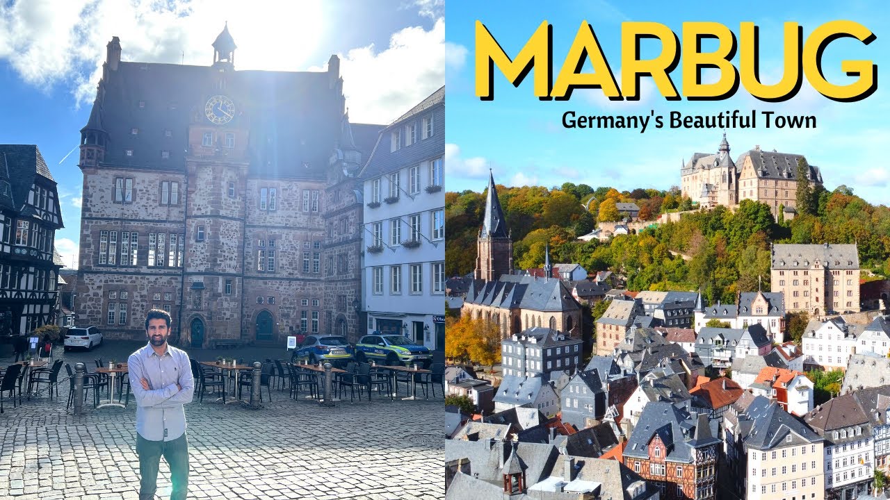 Marburg Germany: A Beautiful Town on The Lahn River | Subtitles
