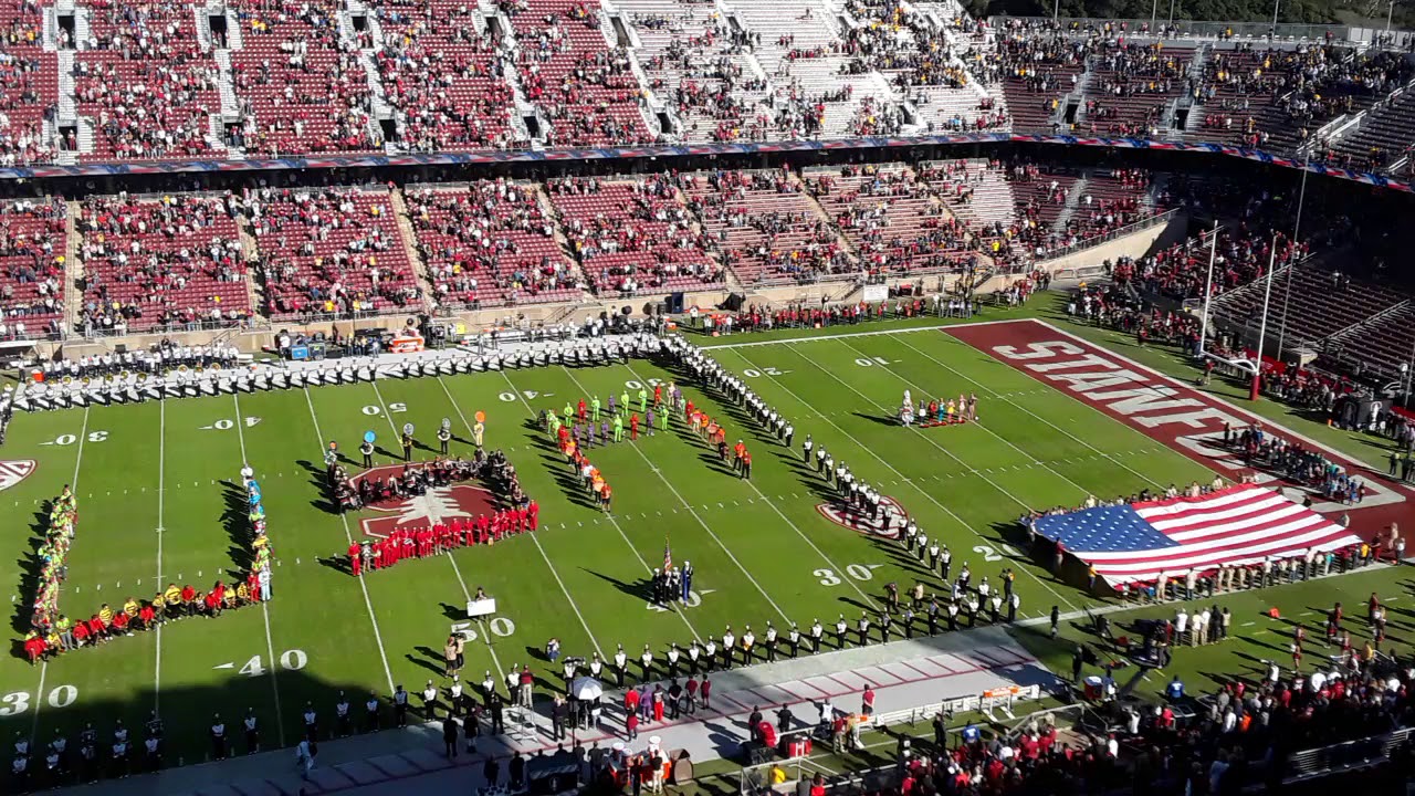 Stanford and Cal band National Anthem, Nov. 23, 2019
