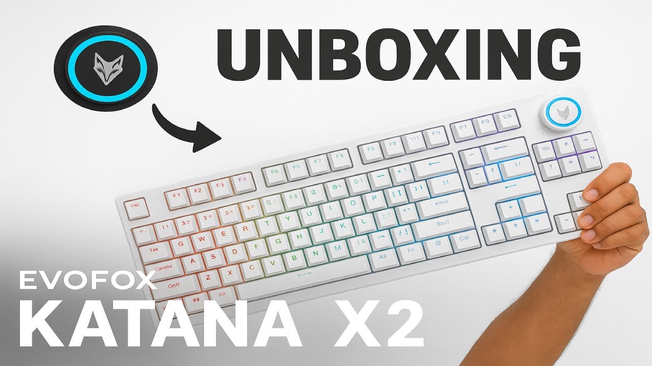 EvoFox Katana X2 FS Mechanical Gaming Keyboard UNBOXING | Red Switch Keyboard Under 2000 in 2025