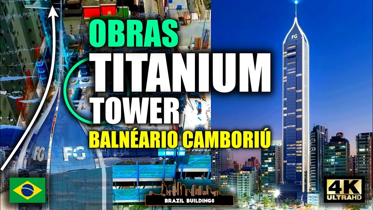 ⭐ OBRAS TITANIUM TOWER ⭐ EM BALNÉARIO CAMBORIÚ - SC ⭐ #obras #arranhaceu #arquitetura #bc #edificios