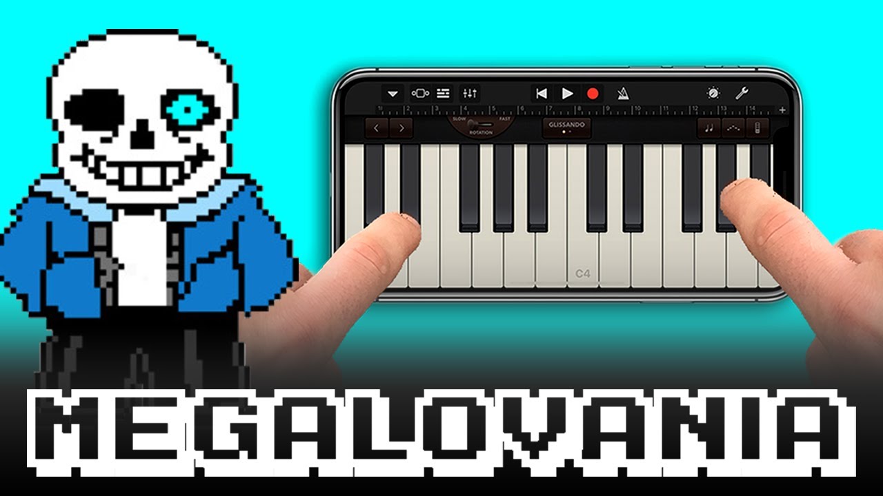 Megalovania - Undertale on iPhone (GarageBand Cover)
