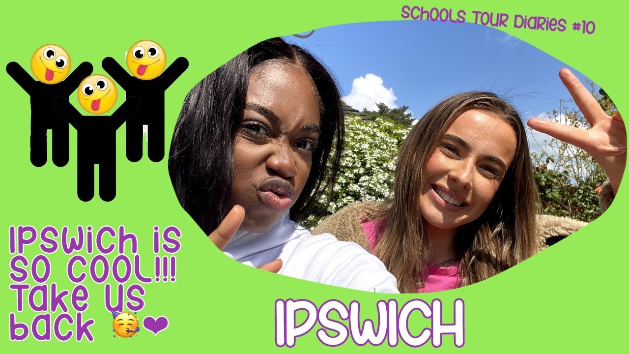 Calyco - We're in Izzy's Hometown!! GO IPSWICH | Schools Tour Diaries