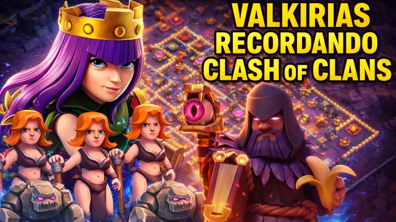 Victoria FÁCIL VALKIRIAS - Clash Of Clans
