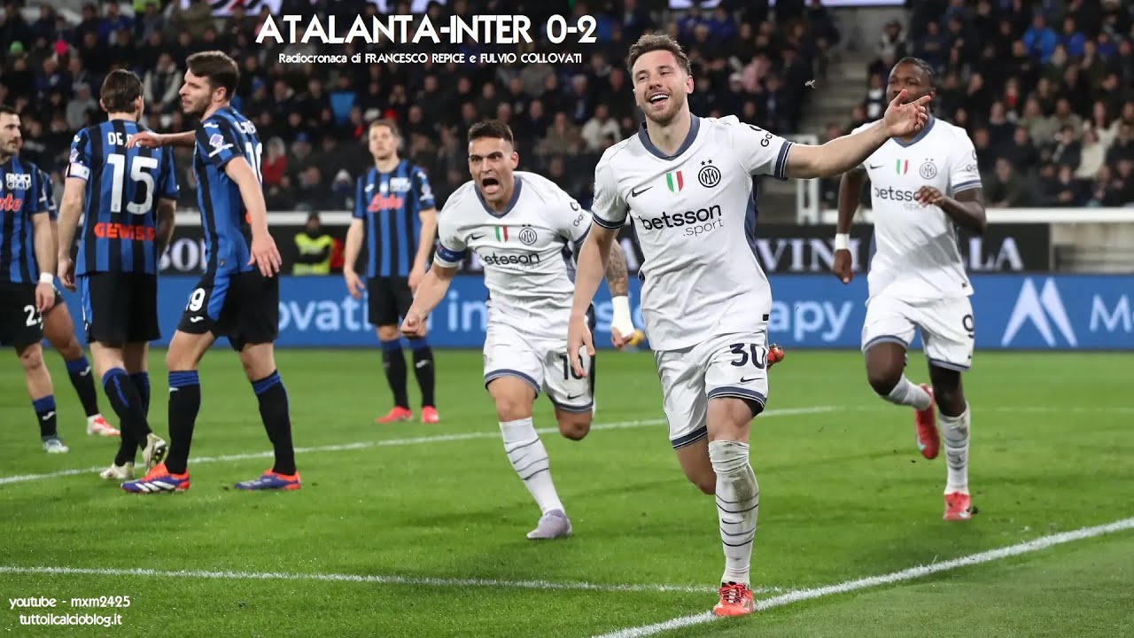 ATALANTA-INTER 0-2 - Radiocronaca di Francesco Repice e Fulvio Collovati (16/3/2025) Rai Radio 1