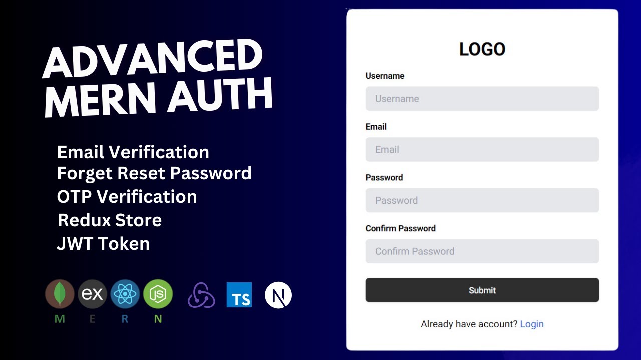 Advanced MERN Authentication: Email Verification, OTP, Forget Reset- All You Need!