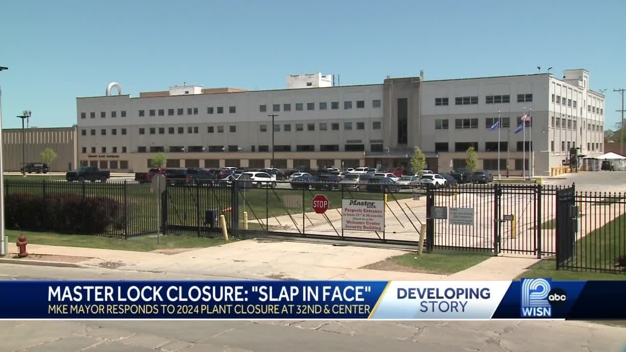 Milwaukee mayor calls Master Lock plant closure a 'slap in the face'