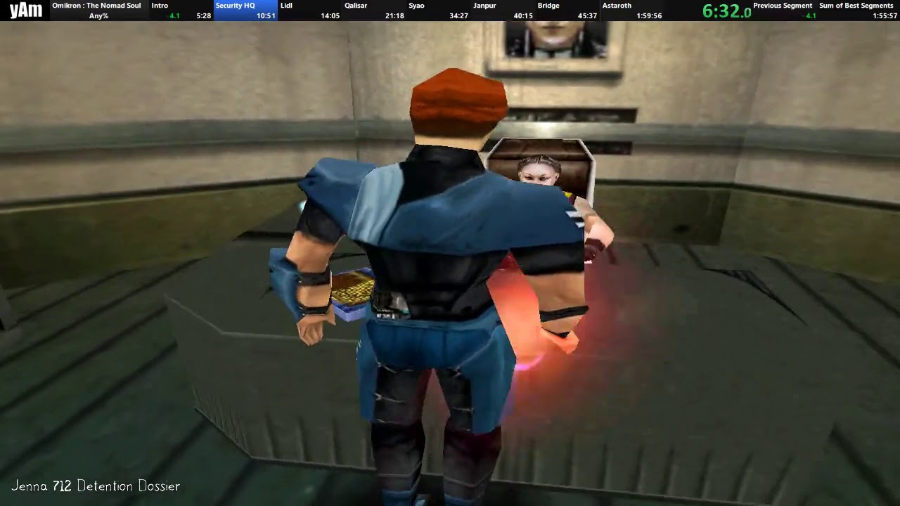 Omikron:  The Nomad Soul Speedrun ANY% 1:53:43