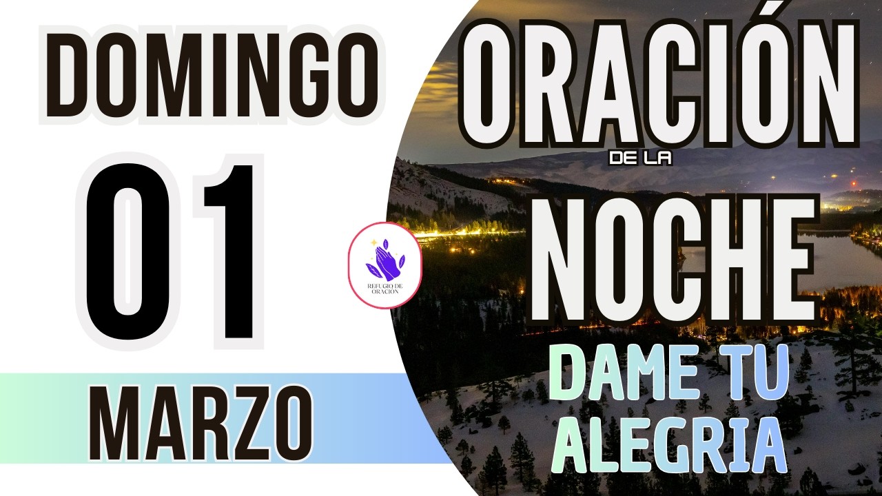 🌙Oración de la Noche de Hoy Domingo 01 de Febrero 2026