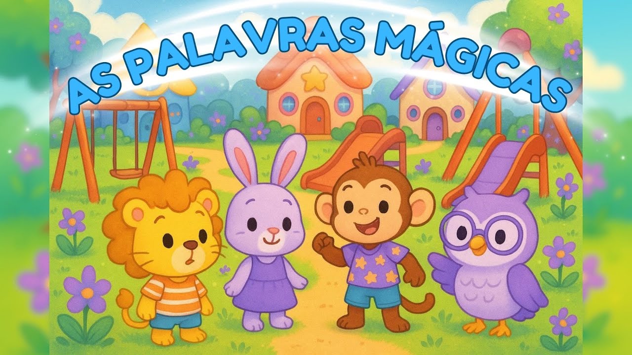 História infantil sobre boas maneiras | A descoberta das palavras mágicas | Historinhas infantis