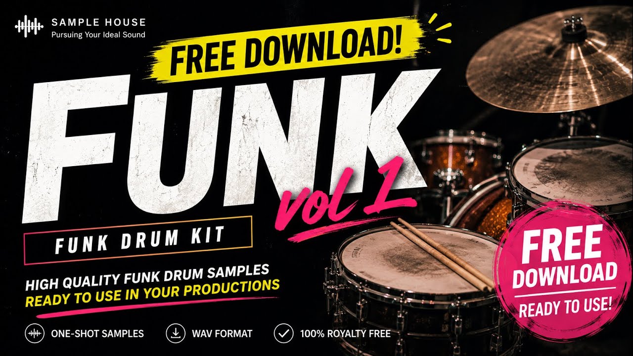 FREE funk drum kit  