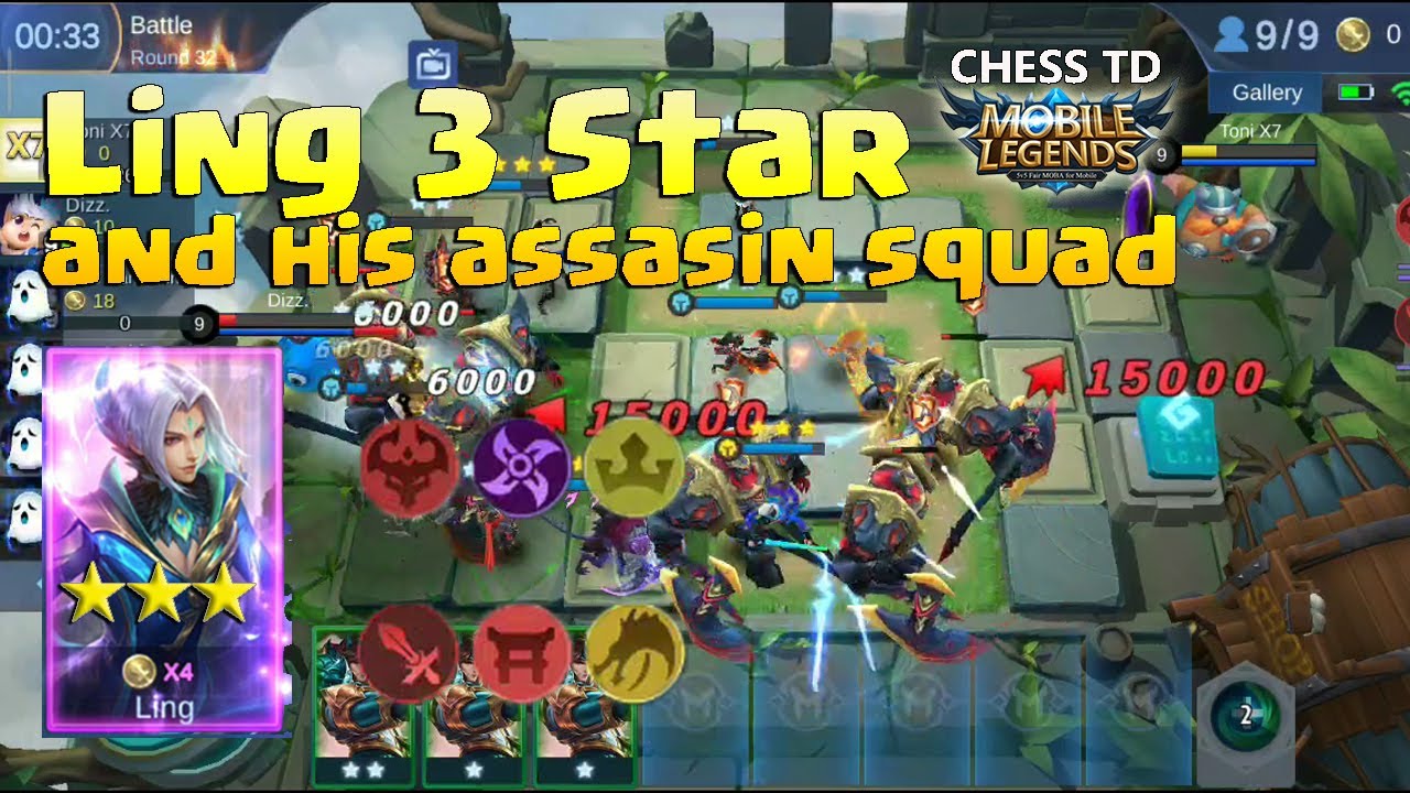 Chess TD Assassin Demon & Dragon Altars Synergy Mobile Legends Perfect Combo Compilation
