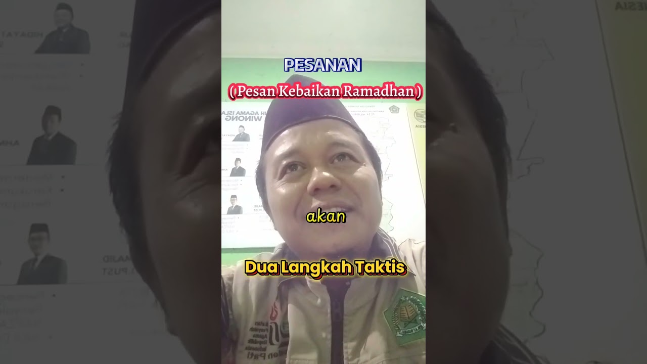 PESANAN Hari Ke 22 ( Dua Langkah Taktis )