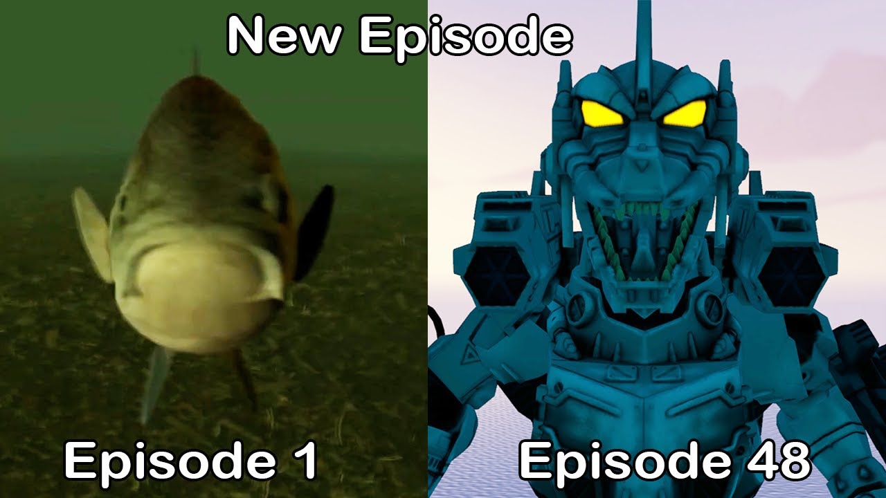The Fish 1 - 48 ALL Episodes: Titan Godzilla Robot (Episode 48)