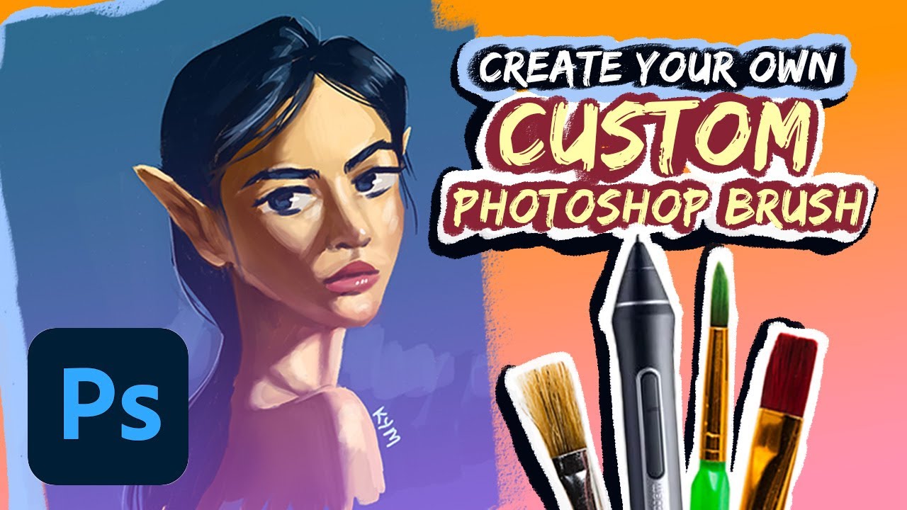Turn Real Paint Strokes into Digital Brushes | Photoshop Art Tip