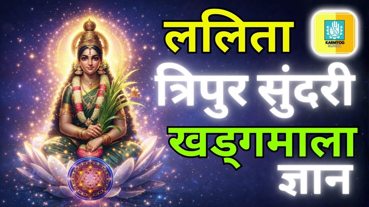 ललिता त्रिपुर सुंदरी खड्गमाला ज्ञान | कैसे बनता है चारों तरफ देवी का जीवीत कवच?