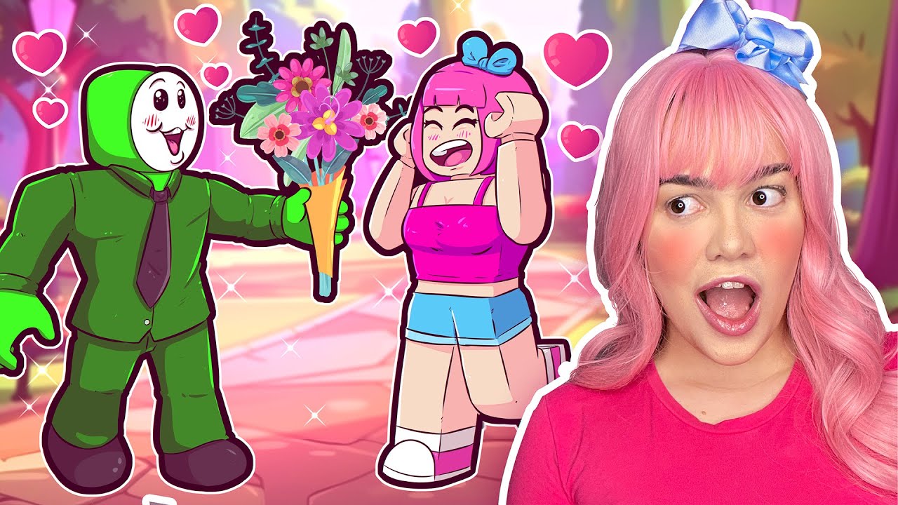 Stick e Papile VIRARAM NAMORADOS por 1 DIA no ROBLOX
